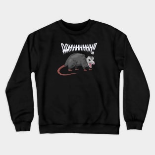 screaming possum Crewneck Sweatshirt